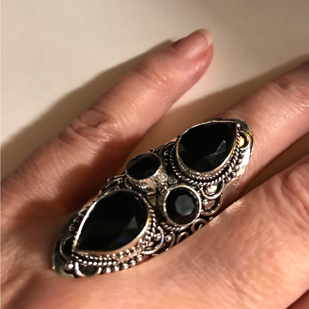 Black Onyx 925 Sterling Silver Ring